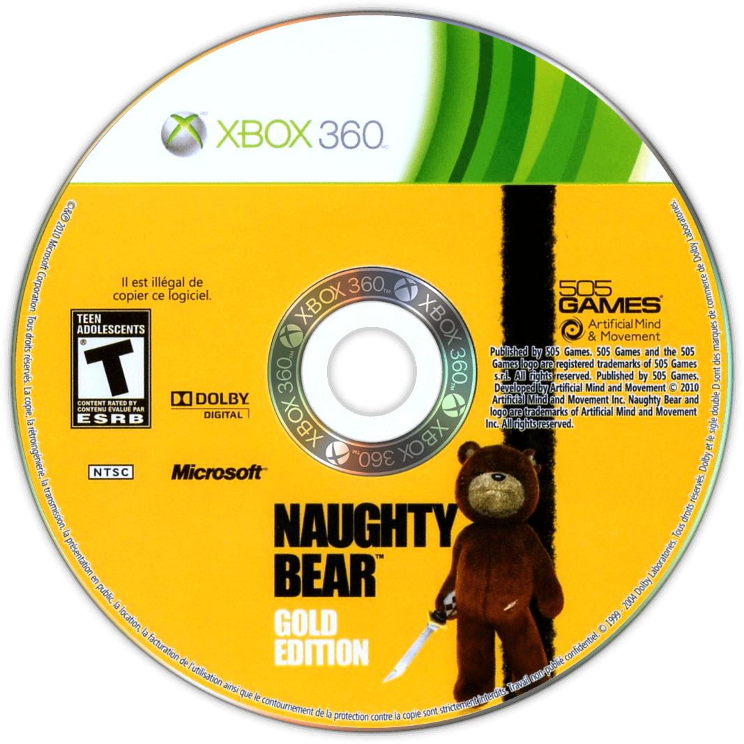Naughty Bear: Gold Edition media 2 for Xbox 360
